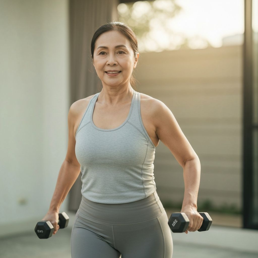 Особа са теговима у мирном светлосном условима, свакодневна активност